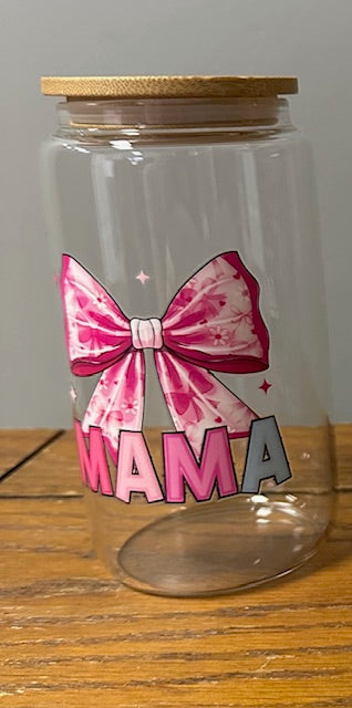 Mama with bow